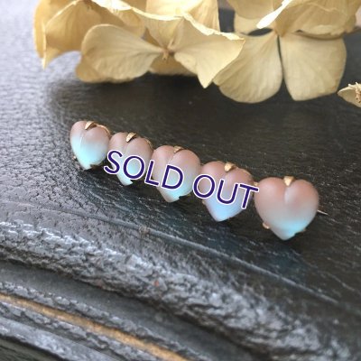 画像7: ハートサフィレットの５連ブローチ