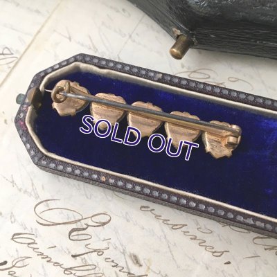 画像10: ハートサフィレットの５連ブローチ