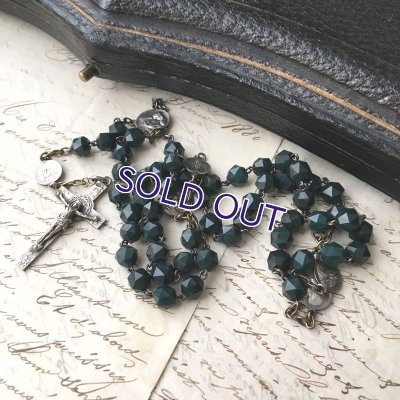 画像10: ブラッドストーンのシルバーロザリオ