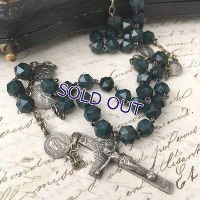 画像8: ブラッドストーンのシルバーロザリオ