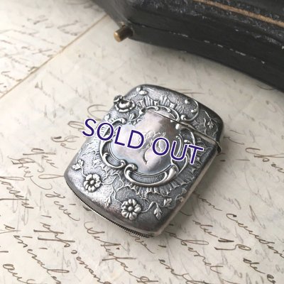 画像5: 銀製花とロカイユ模様のマッチケースB