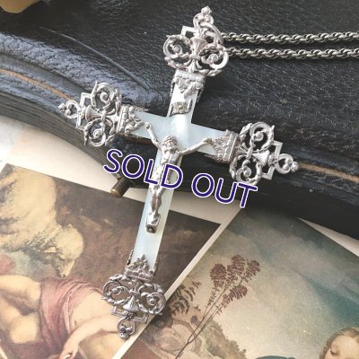 画像3: マザーオブパールのシルバークロスD