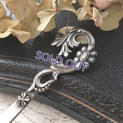 画像6: アカンサスと花とクローバーのレターナイフ