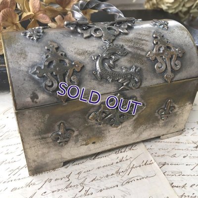 画像3: フルールドリスとサラマンダー紋章のジュエリーボックス