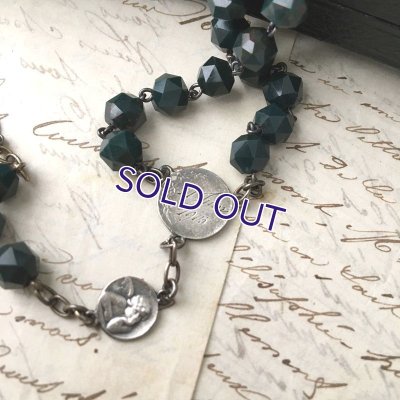 画像4: ブラッドストーンのシルバーロザリオ