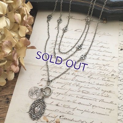 画像10: 四葉クローバーのチェーンとハートのメダイ