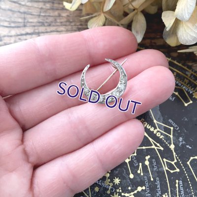 画像10: 小さな三日月のシルバーブローチ