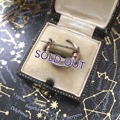 画像8: 小さな三日月のシルバーブローチ