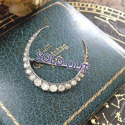 画像4: 大きな三日月のシルバーブローチ