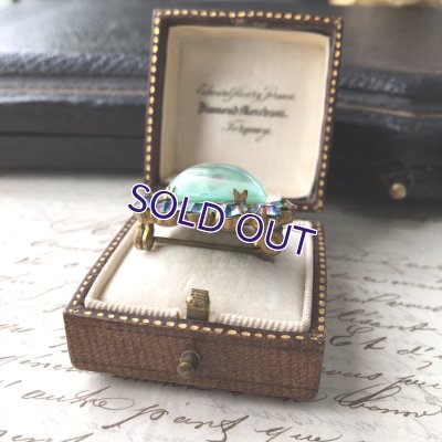 画像5: アイリスガラスのブローチ（グリーン）