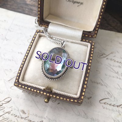 画像3: アイリスガラスのペンダントJ（オーバル）