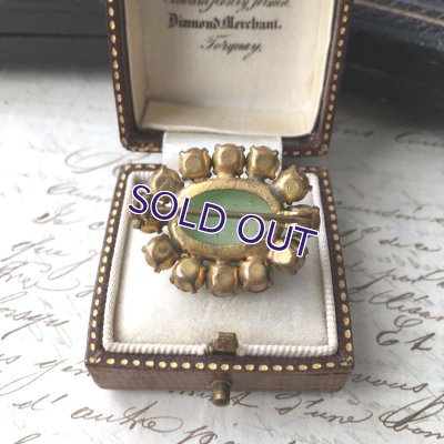 画像7: アイリスガラスのブローチ（グリーン）