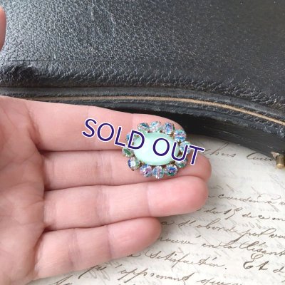 画像9: アイリスガラスのブローチ（グリーン）