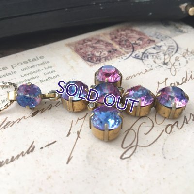 画像8: アイリスガラスのクロスペンダント（トリコロール）