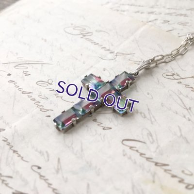 画像4: アイリスガラスのクロスペンダントB