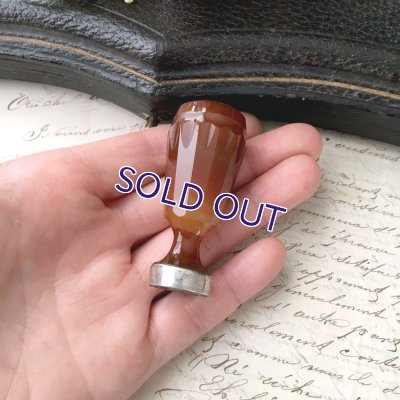 画像7: カーネリアン（紅玉髄）のシーリングスタンプ