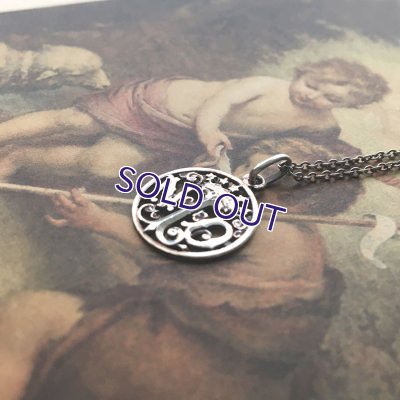 画像5: 銀製 NDの小さなペンダントトップ