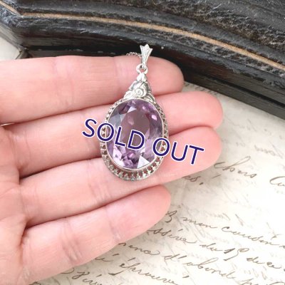 画像6: 紫水晶のシルバーペンダント