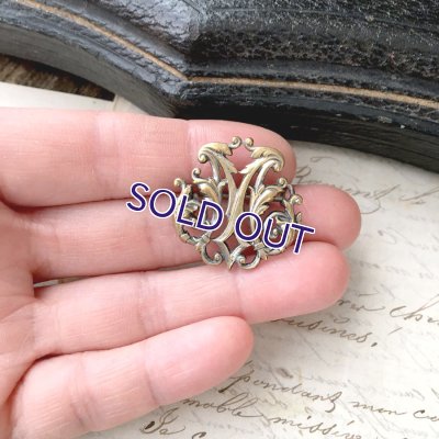 画像6: 「M」モノグラムのブローチ