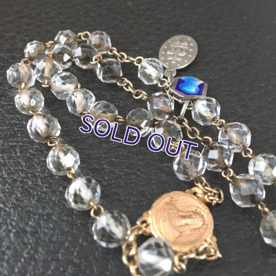 画像5: 水晶のゴールドフィルドロザリオ