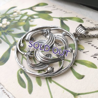 画像6: 大きなヤドリギの透かしシルバーペンダント