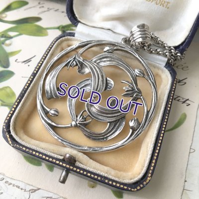 画像8: 大きなヤドリギの透かしシルバーペンダント