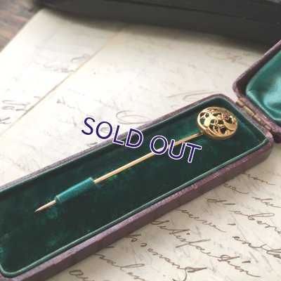 画像3: FIX ヤドリギとルビーガラスのゴールドピン