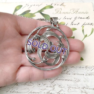 画像9: 大きなヤドリギの透かしシルバーペンダント