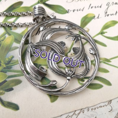 画像3: 大きなヤドリギの透かしシルバーペンダント