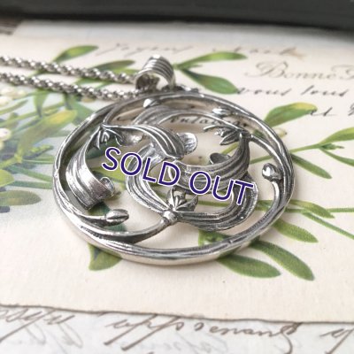 画像5: 大きなヤドリギの透かしシルバーペンダント