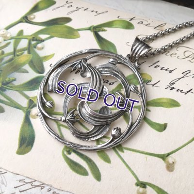 画像7: 大きなヤドリギの透かしシルバーペンダント