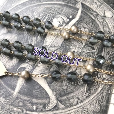 画像6: 黒ガラスのヴェルメイユロザリオ