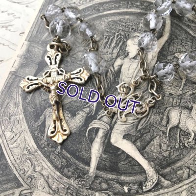 画像4: クリスタルガラスのヴェルメイユロザリオ