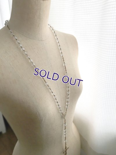 画像11: クリスタルガラスのヴェルメイユロザリオ