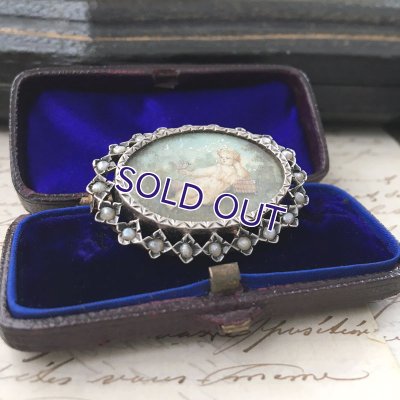 画像4: パール装飾のミニアチュールブローチ