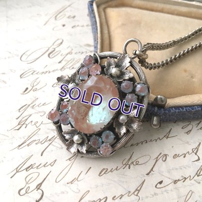 画像9: 葡萄の葉とパールのサフィレットロケットペンダント