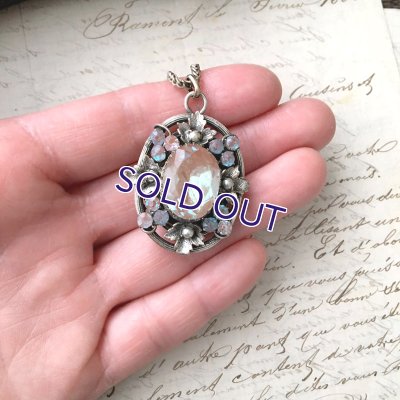 画像10: 葡萄の葉とパールのサフィレットロケットペンダント