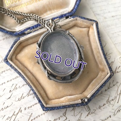 画像6: 葡萄の葉とパールのサフィレットロケットペンダント