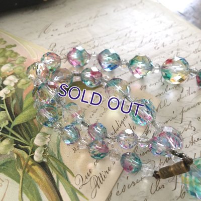 画像10: アイリスガラスのビーズネックレスC