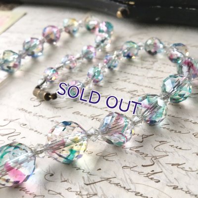 画像8: アイリスガラスのビーズネックレスC