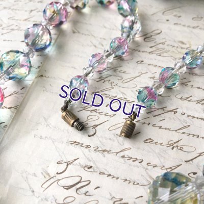 画像9: アイリスガラスのビーズネックレスC