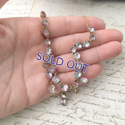 画像11: 初期アイリスガラスのフリンジネックレス