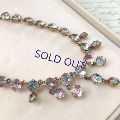 画像9: 初期アイリスガラスのフリンジネックレス