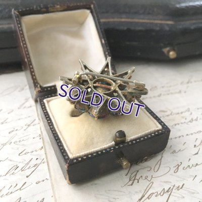 画像7: 初期アイリスガラスのスターブローチB