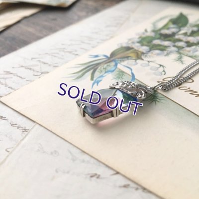 画像6: スクエアアイリスガラスの葡萄ペンダント