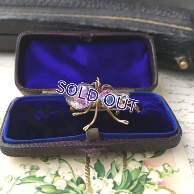 画像5: アイリスガラスのバグブローチB