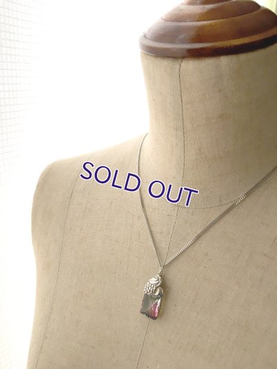 画像9: スクエアアイリスガラスの葡萄ペンダント