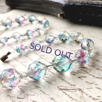 画像3: アイリスガラスのビーズネックレスC