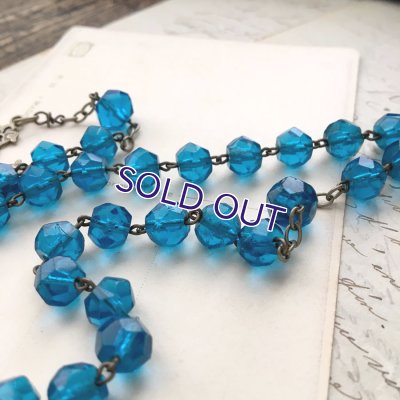 画像5: 大粒ブルーガラスのロザリオ