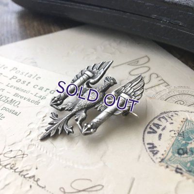 画像4: 銀製 ブザンソン紋章のブローチ